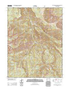 West Beckwith Mountain Colorado Historical topographic map, 1:24000 scale, 7.5 X 7.5 Minute, Year 2013