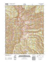 West Elk Peak Colorado Historical topographic map, 1:24000 scale, 7.5 X 7.5 Minute, Year 2013