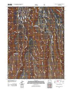 West Elk Peak SW Colorado Historical topographic map, 1:24000 scale, 7.5 X 7.5 Minute, Year 2011
