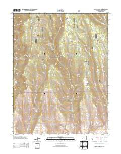 West Elk Peak SW Colorado Historical topographic map, 1:24000 scale, 7.5 X 7.5 Minute, Year 2013