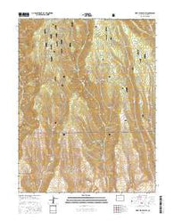 West Elk Peak SW Colorado Current topographic map, 1:24000 scale, 7.5 X 7.5 Minute, Year 2016