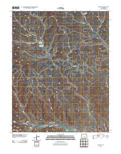 Weston Colorado Historical topographic map, 1:24000 scale, 7.5 X 7.5 Minute, Year 2010