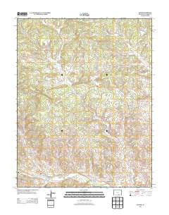 Weston Colorado Historical topographic map, 1:24000 scale, 7.5 X 7.5 Minute, Year 2013