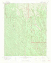 Wetherill Mesa Colorado Historical topographic map, 1:24000 scale, 7.5 X 7.5 Minute, Year 1966