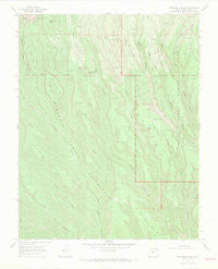 Wetherill Mesa Colorado Historical topographic map, 1:24000 scale, 7.5 X 7.5 Minute, Year 1966