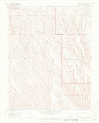 Wetherill Mesa Colorado Historical topographic map, 1:24000 scale, 7.5 X 7.5 Minute, Year 1966