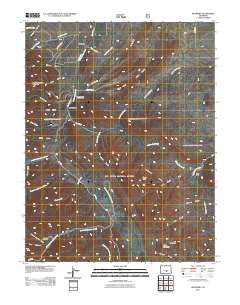 Wetmore Colorado Historical topographic map, 1:24000 scale, 7.5 X 7.5 Minute, Year 2011