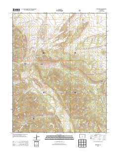 Wetmore Colorado Historical topographic map, 1:24000 scale, 7.5 X 7.5 Minute, Year 2013