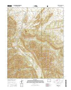 Wetmore Colorado Current topographic map, 1:24000 scale, 7.5 X 7.5 Minute, Year 2016