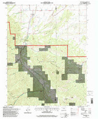 Wetmore Colorado Historical topographic map, 1:24000 scale, 7.5 X 7.5 Minute, Year 1994