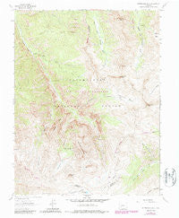 Wetterhorn Peak Colorado Historical topographic map, 1:24000 scale, 7.5 X 7.5 Minute, Year 1963