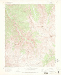 Wetterhorn Peak Colorado Historical topographic map, 1:24000 scale, 7.5 X 7.5 Minute, Year 1963