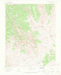 Wetterhorn Peak Colorado Historical topographic map, 1:24000 scale, 7.5 X 7.5 Minute, Year 1963