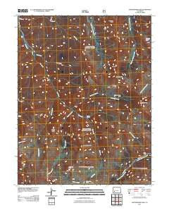 Wetterhorn Peak Colorado Historical topographic map, 1:24000 scale, 7.5 X 7.5 Minute, Year 2011