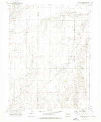 Wetzel Creek Colorado Historical topographic map, 1:24000 scale, 7.5 X 7.5 Minute, Year 1973