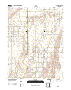 Wetzel Creek Colorado Historical topographic map, 1:24000 scale, 7.5 X 7.5 Minute, Year 2013