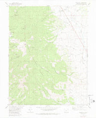 Whale Hill Colorado Historical topographic map, 1:24000 scale, 7.5 X 7.5 Minute, Year 1980