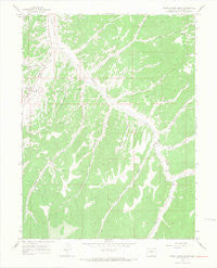 White Coyote Draw Colorado Historical topographic map, 1:24000 scale, 7.5 X 7.5 Minute, Year 1964
