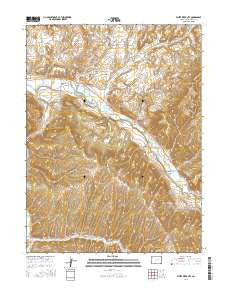 White River City Colorado Current topographic map, 1:24000 scale, 7.5 X 7.5 Minute, Year 2016