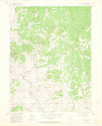 Whiteley Peak Colorado Historical topographic map, 1:24000 scale, 7.5 X 7.5 Minute, Year 1956