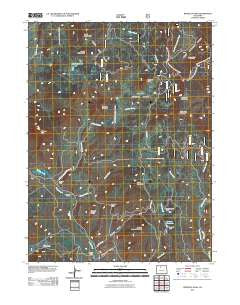 Whiteley Peak Colorado Historical topographic map, 1:24000 scale, 7.5 X 7.5 Minute, Year 2011