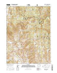Whiteley Peak Colorado Current topographic map, 1:24000 scale, 7.5 X 7.5 Minute, Year 2016