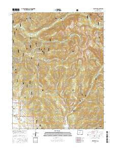 Whitepine Colorado Current topographic map, 1:24000 scale, 7.5 X 7.5 Minute, Year 2016