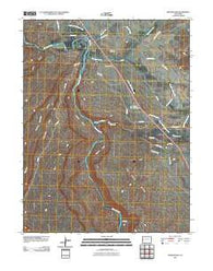 Whitewater Colorado Historical topographic map, 1:24000 scale, 7.5 X 7.5 Minute, Year 2010