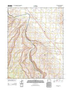 Whitewater Colorado Historical topographic map, 1:24000 scale, 7.5 X 7.5 Minute, Year 2013