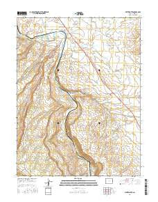 Whitewater Colorado Current topographic map, 1:24000 scale, 7.5 X 7.5 Minute, Year 2016