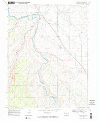 Whitewater Colorado Historical topographic map, 1:24000 scale, 7.5 X 7.5 Minute, Year 1969