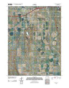 Wiggins Colorado Historical topographic map, 1:24000 scale, 7.5 X 7.5 Minute, Year 2010