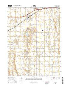 Wiggins Colorado Current topographic map, 1:24000 scale, 7.5 X 7.5 Minute, Year 2016