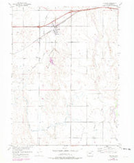 Wiggins Colorado Historical topographic map, 1:24000 scale, 7.5 X 7.5 Minute, Year 1950