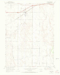Wiggins Colorado Historical topographic map, 1:24000 scale, 7.5 X 7.5 Minute, Year 1950