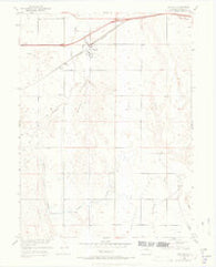 Wiggins Colorado Historical topographic map, 1:24000 scale, 7.5 X 7.5 Minute, Year 1950