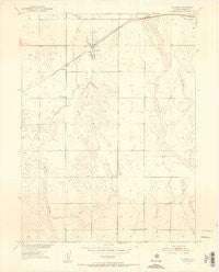 Wiggins Colorado Historical topographic map, 1:24000 scale, 7.5 X 7.5 Minute, Year 1950