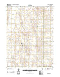 Wiggins SW Colorado Historical topographic map, 1:24000 scale, 7.5 X 7.5 Minute, Year 2013