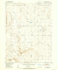 Wild Horse Lake Colorado Historical topographic map, 1:24000 scale, 7.5 X 7.5 Minute, Year 1951