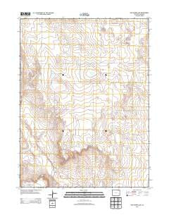 Wild Horse Lake Colorado Historical topographic map, 1:24000 scale, 7.5 X 7.5 Minute, Year 2013