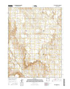 Wild Horse Lake Colorado Current topographic map, 1:24000 scale, 7.5 X 7.5 Minute, Year 2016
