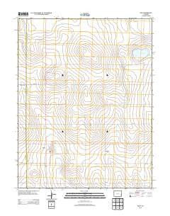 Wiley Colorado Historical topographic map, 1:24000 scale, 7.5 X 7.5 Minute, Year 2013
