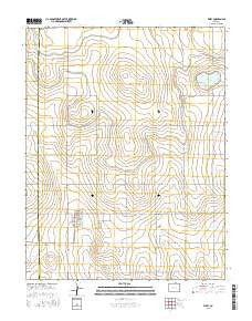 Wiley Colorado Current topographic map, 1:24000 scale, 7.5 X 7.5 Minute, Year 2016