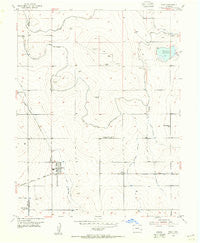 Wiley Colorado Historical topographic map, 1:24000 scale, 7.5 X 7.5 Minute, Year 1955