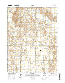 Willard Colorado Current topographic map, 1:24000 scale, 7.5 X 7.5 Minute, Year 2016