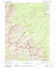 Willow Lakes Colorado Historical topographic map, 1:24000 scale, 7.5 X 7.5 Minute, Year 1970