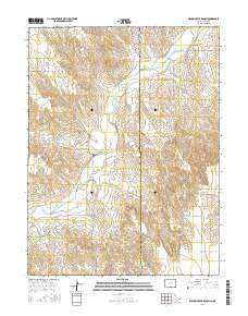 Willow Creek Ranch Colorado Current topographic map, 1:24000 scale, 7.5 X 7.5 Minute, Year 2016