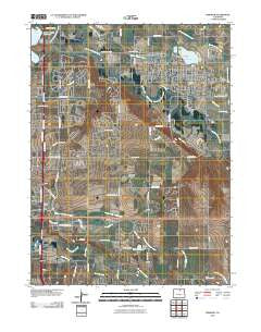Windsor Colorado Historical topographic map, 1:24000 scale, 7.5 X 7.5 Minute, Year 2010