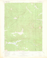 Windy Peak Colorado Historical topographic map, 1:24000 scale, 7.5 X 7.5 Minute, Year 1954