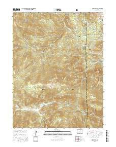Windy Peak Colorado Current topographic map, 1:24000 scale, 7.5 X 7.5 Minute, Year 2016
